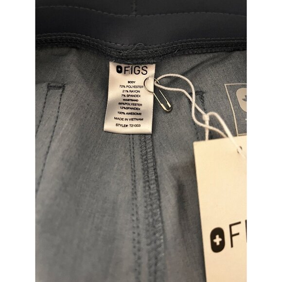 FIGS Scrub Pants Livingston Basic Pant Technical Collection Women's size XS Blue - Picture 7 of 7